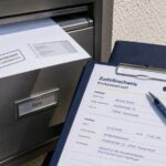 Dokumentierter Briefkasteneinwurf durch Kurier mit Nachweis
