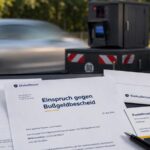 Einspruch gegen Bußgeldbescheid mit Blitzer, Bescheid und Zustellnachweis