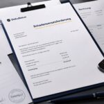 Schadensersatzforderung mit beschädigtem Gegenstand, Rechnung und Zustellnachweis
